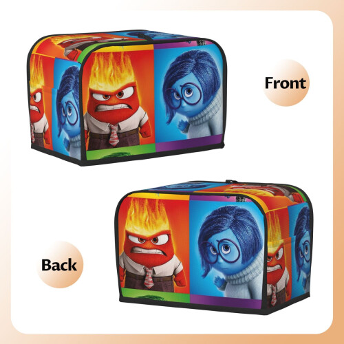 Inside Out Toaster Cover 2-Slice Polyester Dust and 1