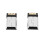 Mini USB 5-pin male plug silver tone dark gray 20 pcs 3
