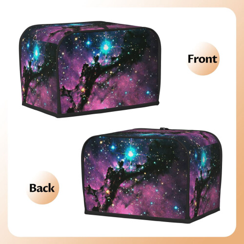 Galaxy toaster cover 2-slice polyester dust and fingerprint 1
