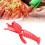 (red) Crawfish Peeler Tool, Universal Practical Crawfish Sheller Tool, Peeler Peelers 1