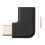USB-C right angle male to female adapter 3.1 4