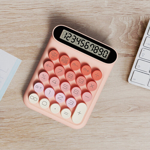 Mini scientific calculator plastic keys 10-digit 1