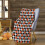 Orange Pumpkin Throw Blanket Black White Buffalo Plaid 3