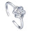 Constellation Ring Silver Plated Adjustable Size 2