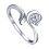 Constellation Ring Silver Plated Adjustable Size 5