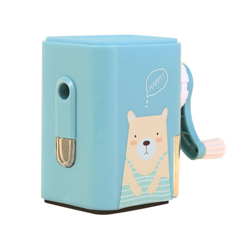 Jacenvly Hand-Cranked Pencil Sharpener for Kids, Standard 2
