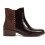 Geox (, ) Geox D Camexia Leather Women's Dark Brown Boots 5