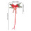 Artificial Pine Garland with Red Bow 6 Feet 2