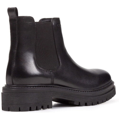 Geox (, ) Geox D Iridea B Leather Women's Black Boots 1