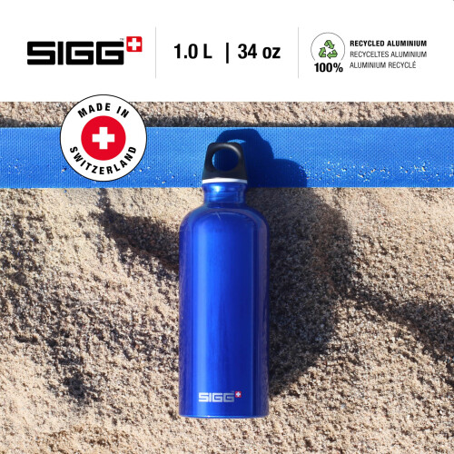 Sigg Sigg Classic Bottle - Traveller 1.0litre - Dark Blue 1
