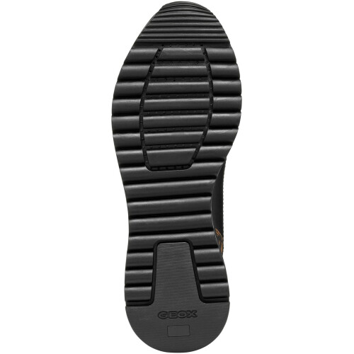 Geox (, ) Geox D Desya A Leather Women's Black Trainers 2