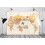 Retro World Map Backdrop Travel Theme 10x8 ft 2