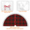 Christmas tree skirt plaid 36 inch 6