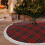 Christmas tree skirt plaid 36 inch 8