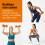 Athlyt Neoprene Dumbbell Set, 2 x 7kg, Grey 9