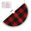 Christmas tree skirt plaid 36 inch 5
