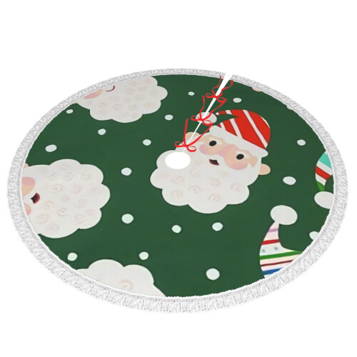 Christmas Tree Skirt 36 Inch Rustic Holiday Decor 1