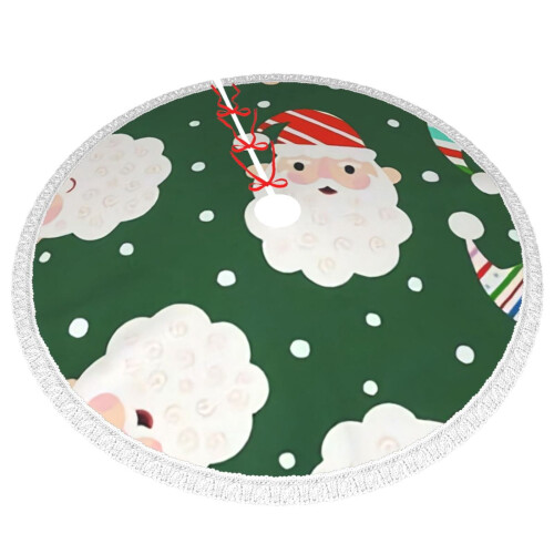 Christmas Tree Skirt 36 Inch Rustic Holiday Decor 2