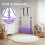 M.J COMFY-LIFE Kids Gymnastics Bar with Mat – Adjustable Easy Assembly Training 7