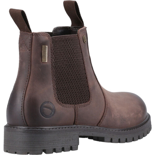 Cotswold (, ) Cotswold Aston Leather Boy's Brown Flat Chelsea Boots 1