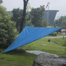 (4 meters on one side, Dark Blue) WATERPROOF HEAVY DUTY SUN SHADE SAIL GARDEN PATIO AWNING CANOPY 98% UV BLOCK