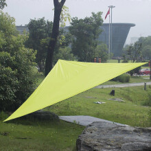 (4 meters on one side, Fluorescent Green) WATERPROOF HEAVY DUTY SUN SHADE SAIL GARDEN PATIO AWNING CANOPY 98% UV BLOCK