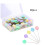 Quilting Pins Colored Flat Head 50 PCS 2