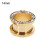 Stainless Steel Rhinestone Ear Plug Earring 1 Pc 2