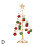 Mini white cedar Christmas tree desktop decor 3