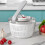 Manual fruit and vegetable drainer for kitchen use 2