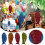 Christmas wind chime iron indoor outdoor decor 5