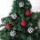 Christmas Balls Black and White Plaid 7cm Set 3