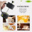 French Press Coffee Maker Thickened Borosilicate Glass Black 2