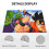 Dragon Ball Z dish drying mat microfiber 18x24 inch 4