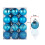 Christmas Ball Ornaments Red Plastic 24PCS 6