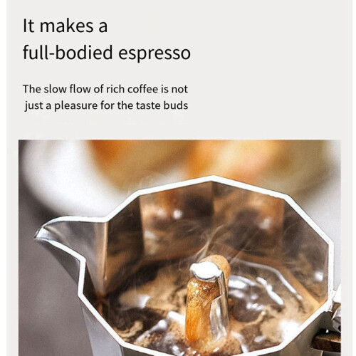 Moka Pot Espresso Maker Aluminum 150ML 2
