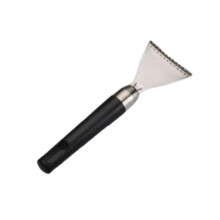 (ABS, black) Stainless Steel Sharp Durable Fish Scale Remover,Portable Fish Scale Remover