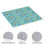 Dish Drying Mat Suede Non-slip 24x18 Inch 4