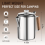 Stainless Steel Stovetop Coffee Percolator 9 Cup 3