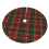 Christmas tree skirt plaid 48 inch thick rustic holiday 3