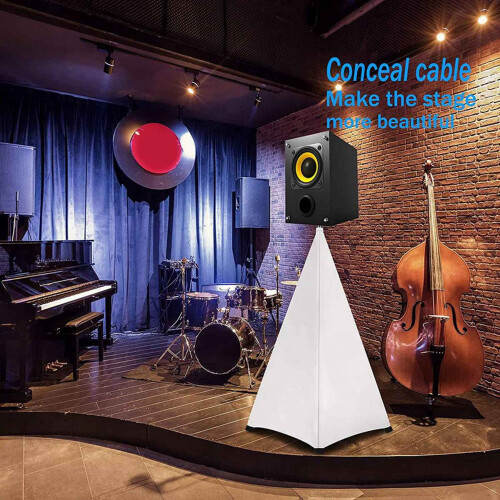 DJ light speaker stand cover stretchable double-sided 1