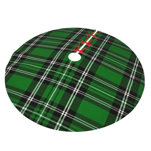 Christmas Tree Skirt Plaid 36 Inch 1