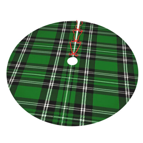 Christmas Tree Skirt Plaid 36 Inch 2