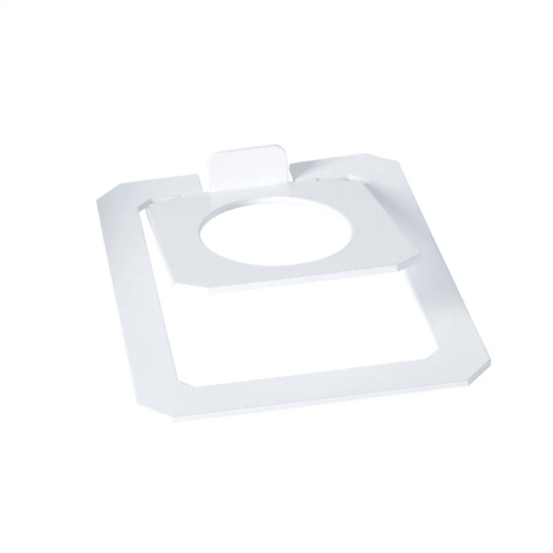 Desktop Speaker Stand Metal Tilt Bracket White 2