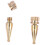 Speaker Spikes Copper M8 Thread 36.2mm H 8 Pcs 4