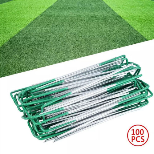 Pruning Tool U-shaped Staples Green Coated Steel 20PC 2