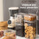 Clear Plastic Airtight Storage Jars with Lids 4-Pack 4