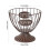 Coffee Pod Storage Organizer Metal Basket Black 3