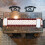 Christmas table flags embroidered deer linen 2 pcs 8