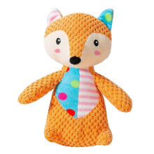 (Fox) Immortal Squeaker Plush Toy, Invincible Robust Pig Dog Chew Toys